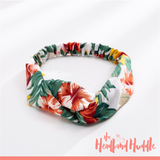 Pacific Island Hibiscus Chiffon Headband