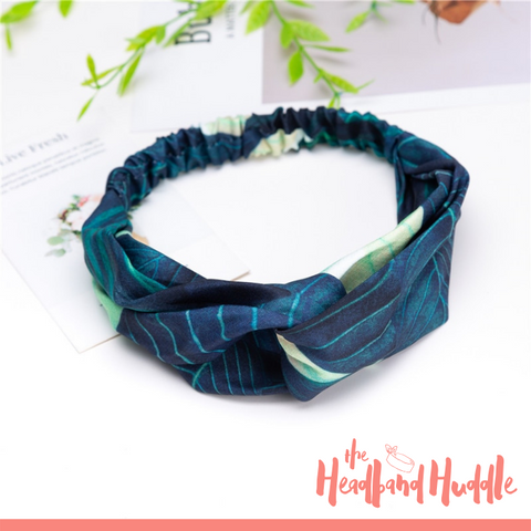 Rainforest Dew Canvas Headband