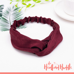 Vintage Velvet Bordeaux Wine Headband