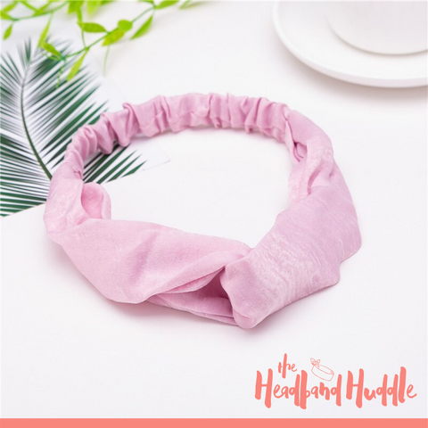 Vintage Velvet Ballet Pink Headband