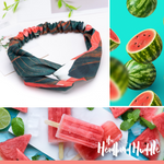 Watermelon Cooler Canvas Headband